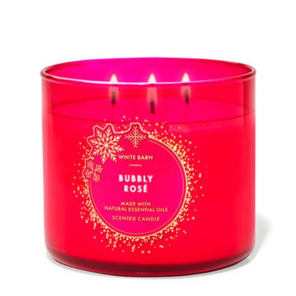 BBW limited edition bubbly rose white barn candle 🕯 - Picture 2 of 6